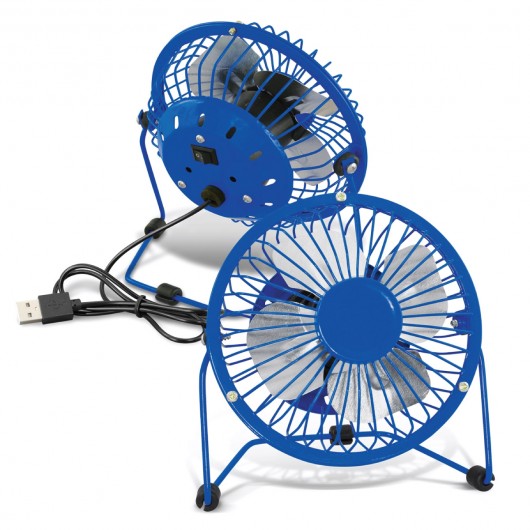 Promotional Desk Fans Royal Blue